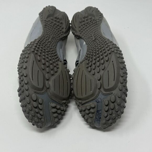 Puma Mostro Mesh Sneakers Shoes Womens 8 Gray Pink Perforated Vintage Y2K FLAW - Picture 15 of 16